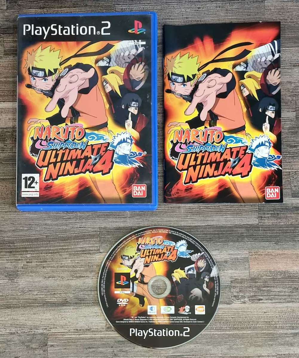 Naruto Shippuden Ultimate Ninja 4 for PS2 - Complete