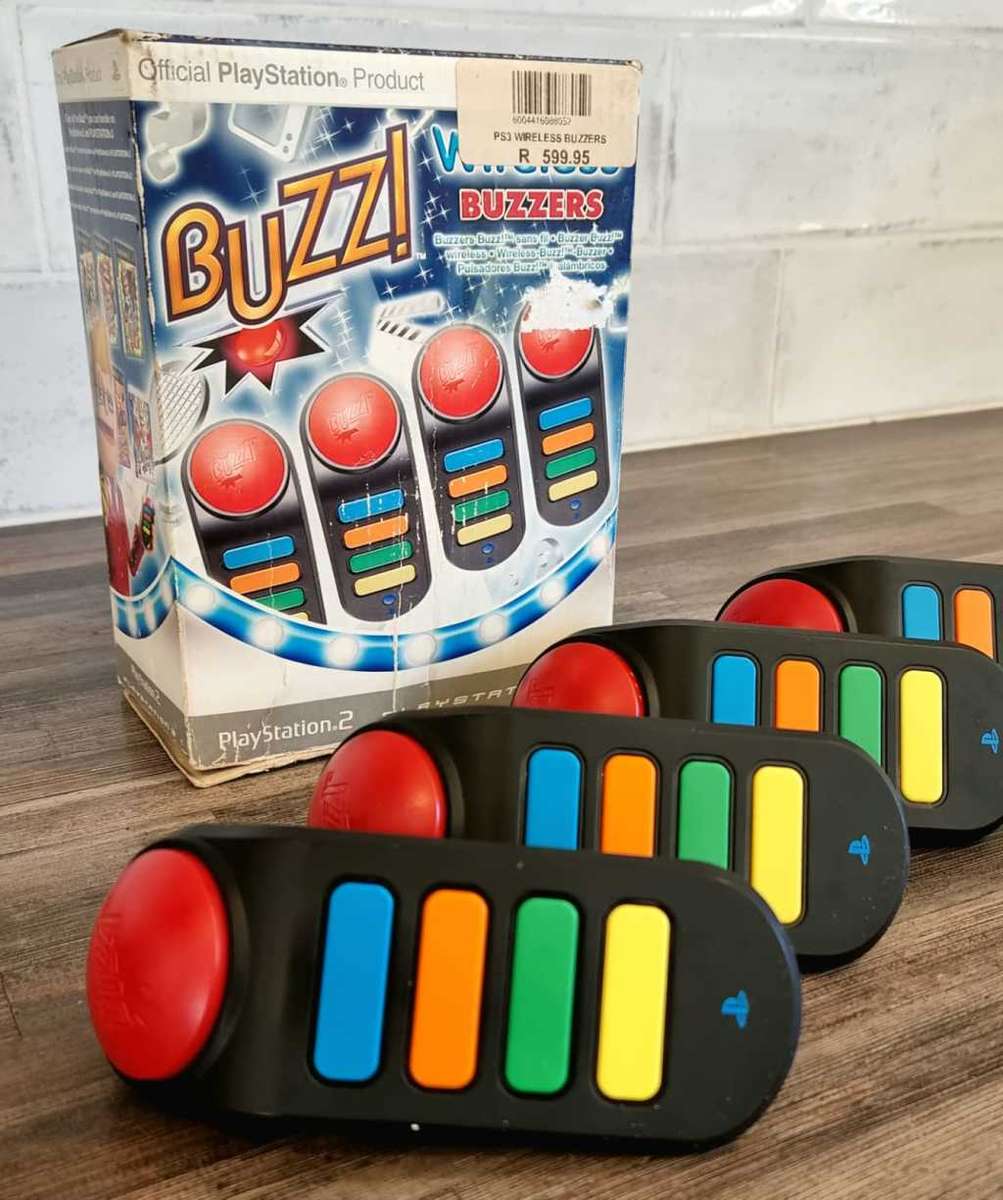 Wireless Buzz Controller for PS2 and PS3 - No Receiver