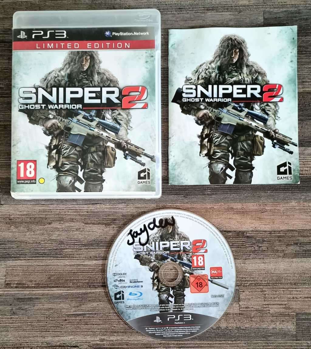 Sniper 2 Ghost Warrior Limited Edition for PS3 - Complete