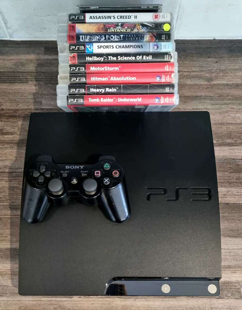 250gb PS3 Console + Controller + Games