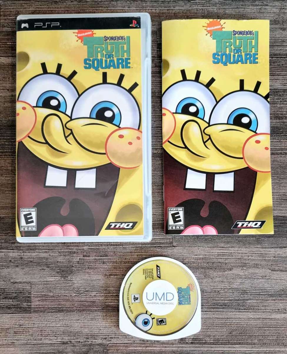 Spongebob Truth or Square for PSP - Complete