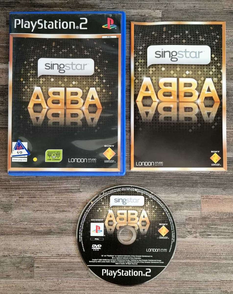 ABBA Singstar for PS2 - Complete
