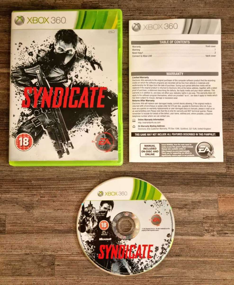 Syndicate for Xbox 360 - Complete