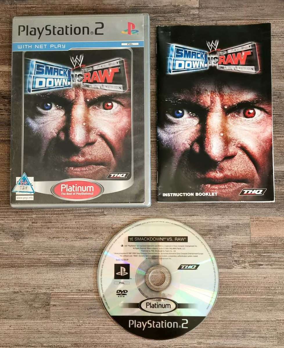 Smackdown vs Raw for PS2 - Complete