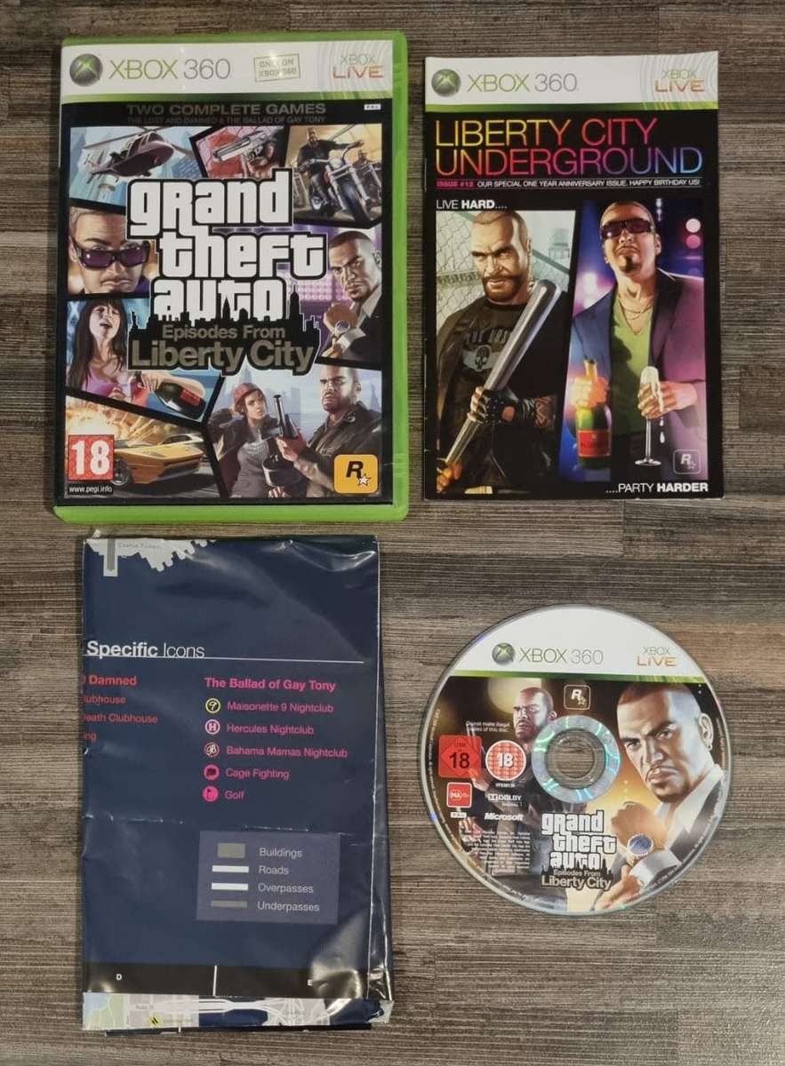 Grand Theft Auto Episodes from Liberty City for Xbox 360 - Complete