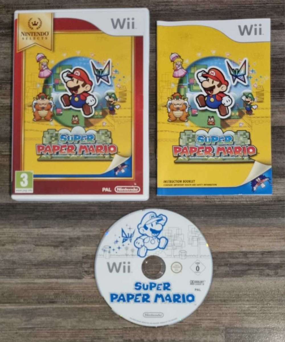 Super Paper Mario for Nintendo Wii - Complete
