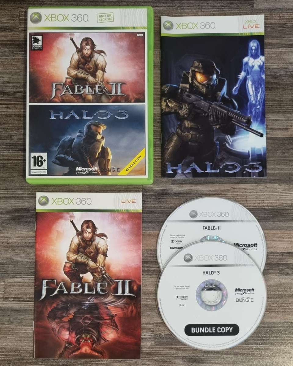 Fable 2 and Halo 3 for Xbox 360 - Complete