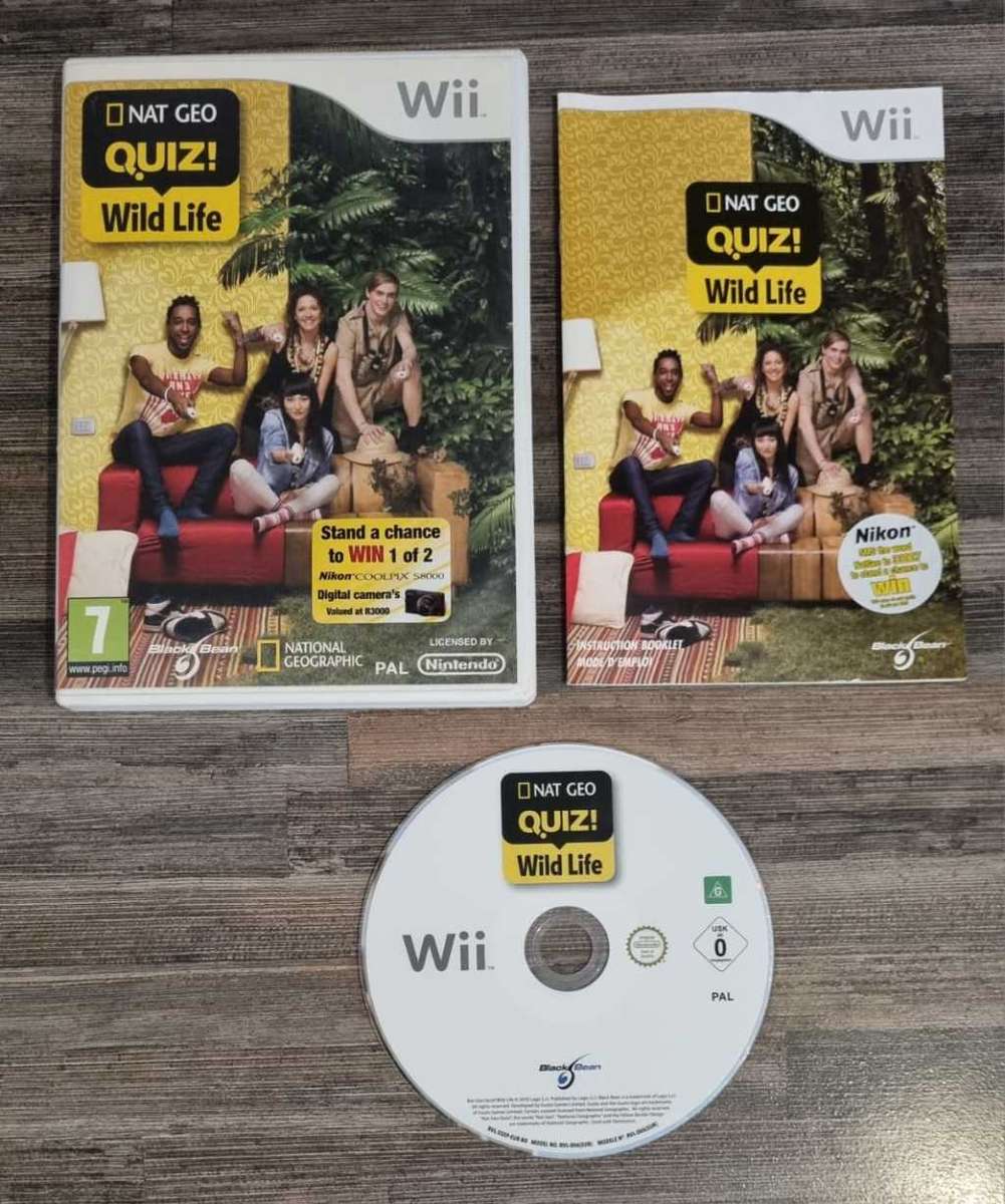 Nat Geo Quiz Wild Life for Nintendo Wii - Complete