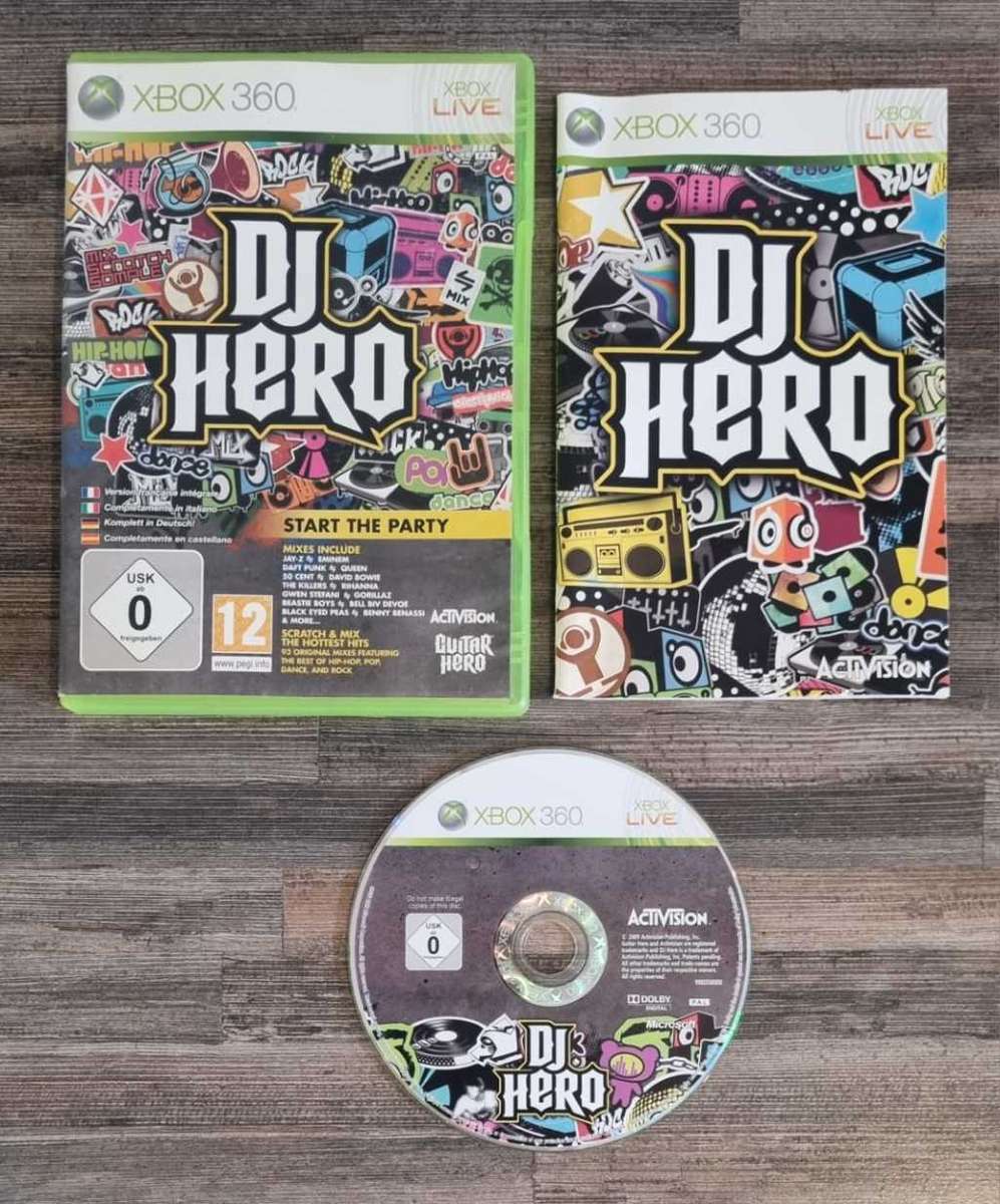 DJ Hero Board + Games for Xbox 360