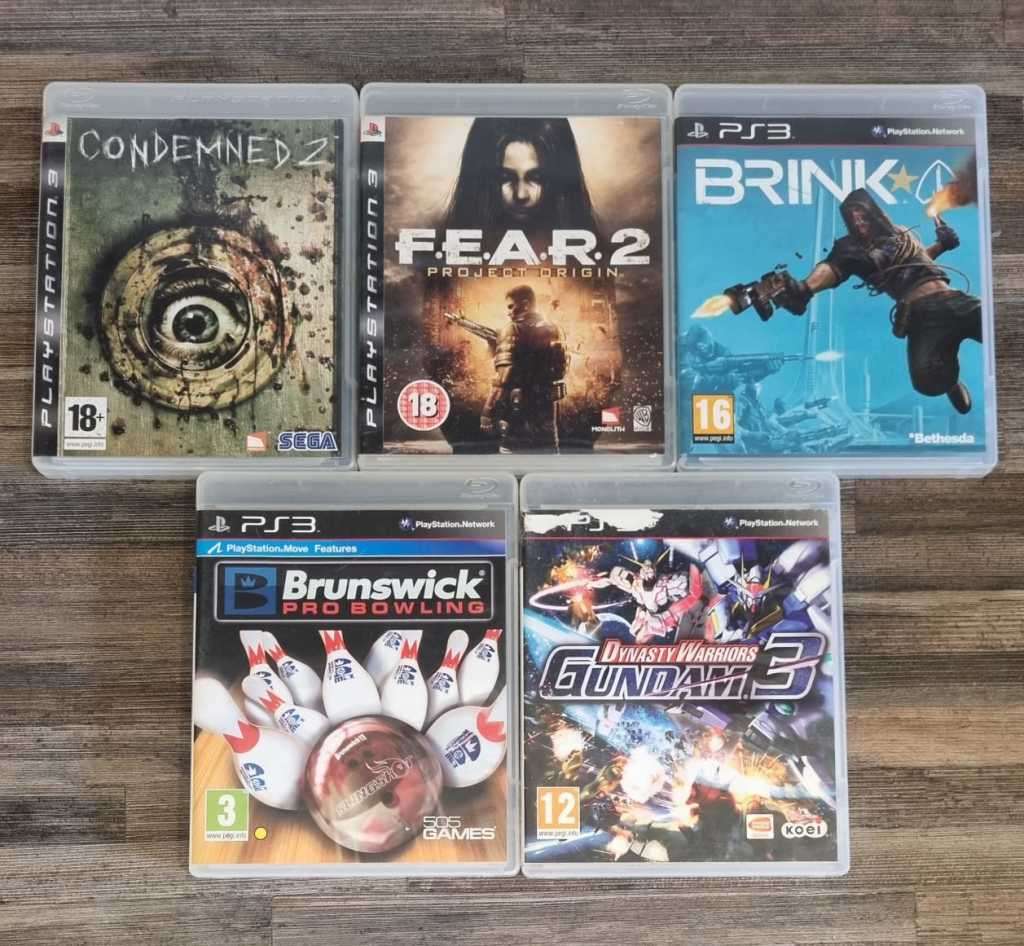 PS3 Console + 2 Controllers + 10 Games