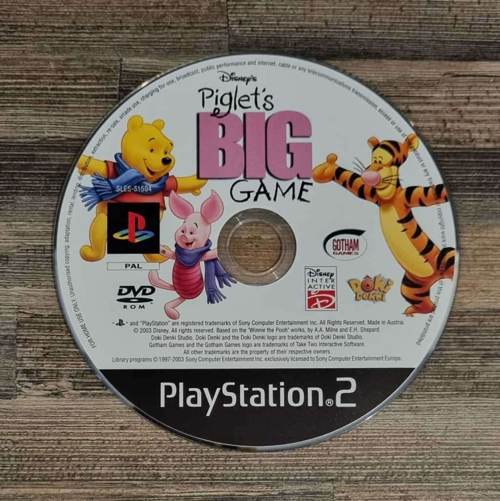 Piglet`s Big Game for PS2 - Disc Only