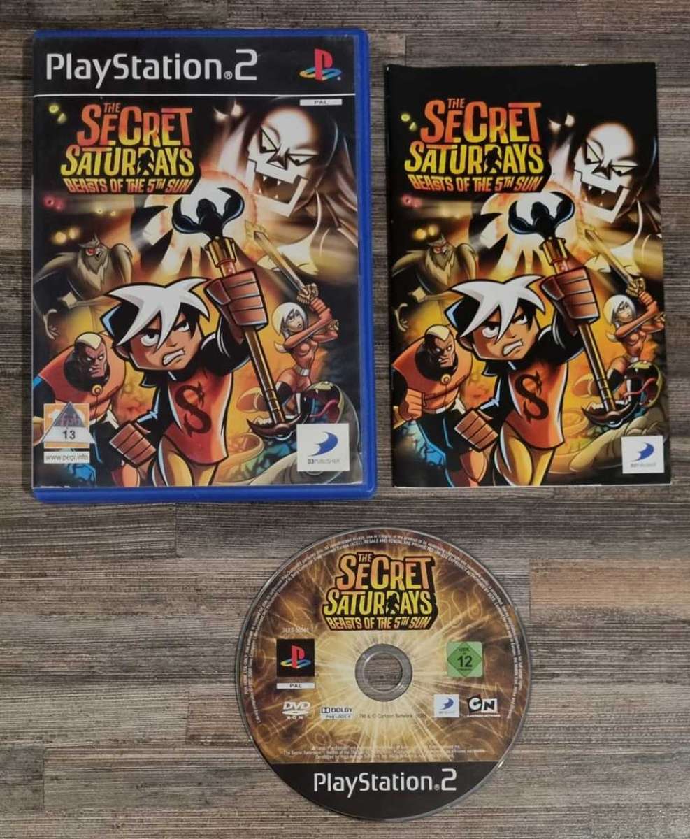 The Secret Saturdays Beasts of the 5th Sun for PS2 - Complete