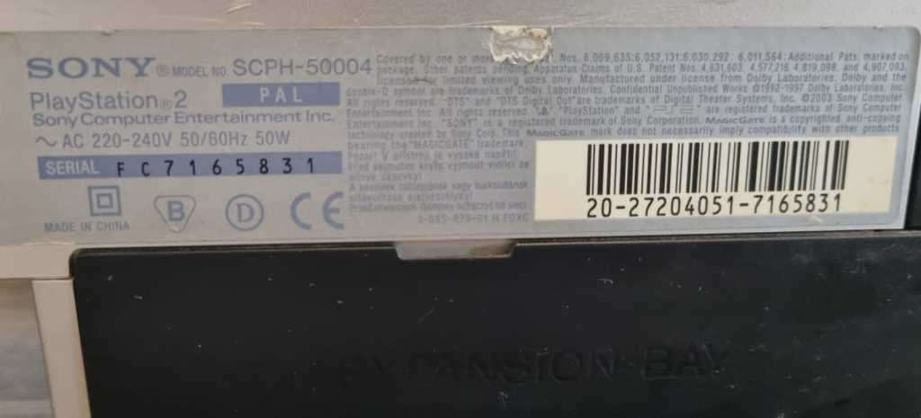 PS2 Console + 2 Controllers + 10 Games