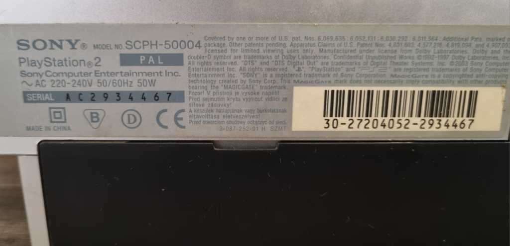 PS2 Console + 2 Controllers + Games