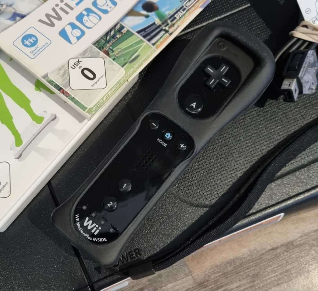 Nintendo Wii Fit Plus + Wii Sports Console Bundle - Complete