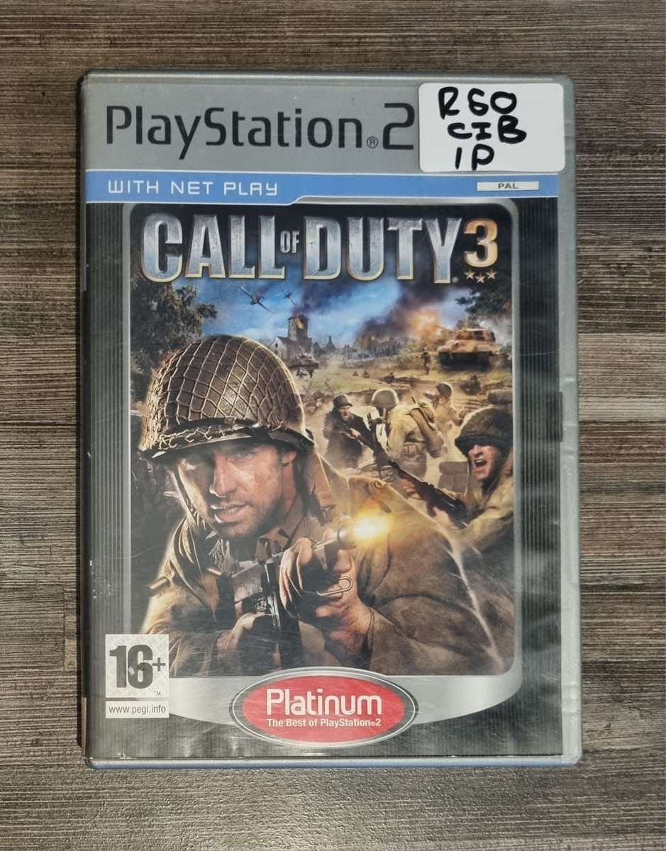 Call of Duty 3 for PS2 - SCRATCHED