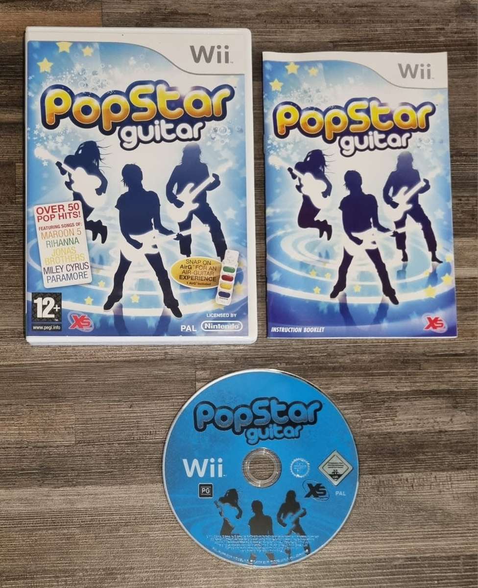 Popstar Guitar for Nintendo Wii - Complete