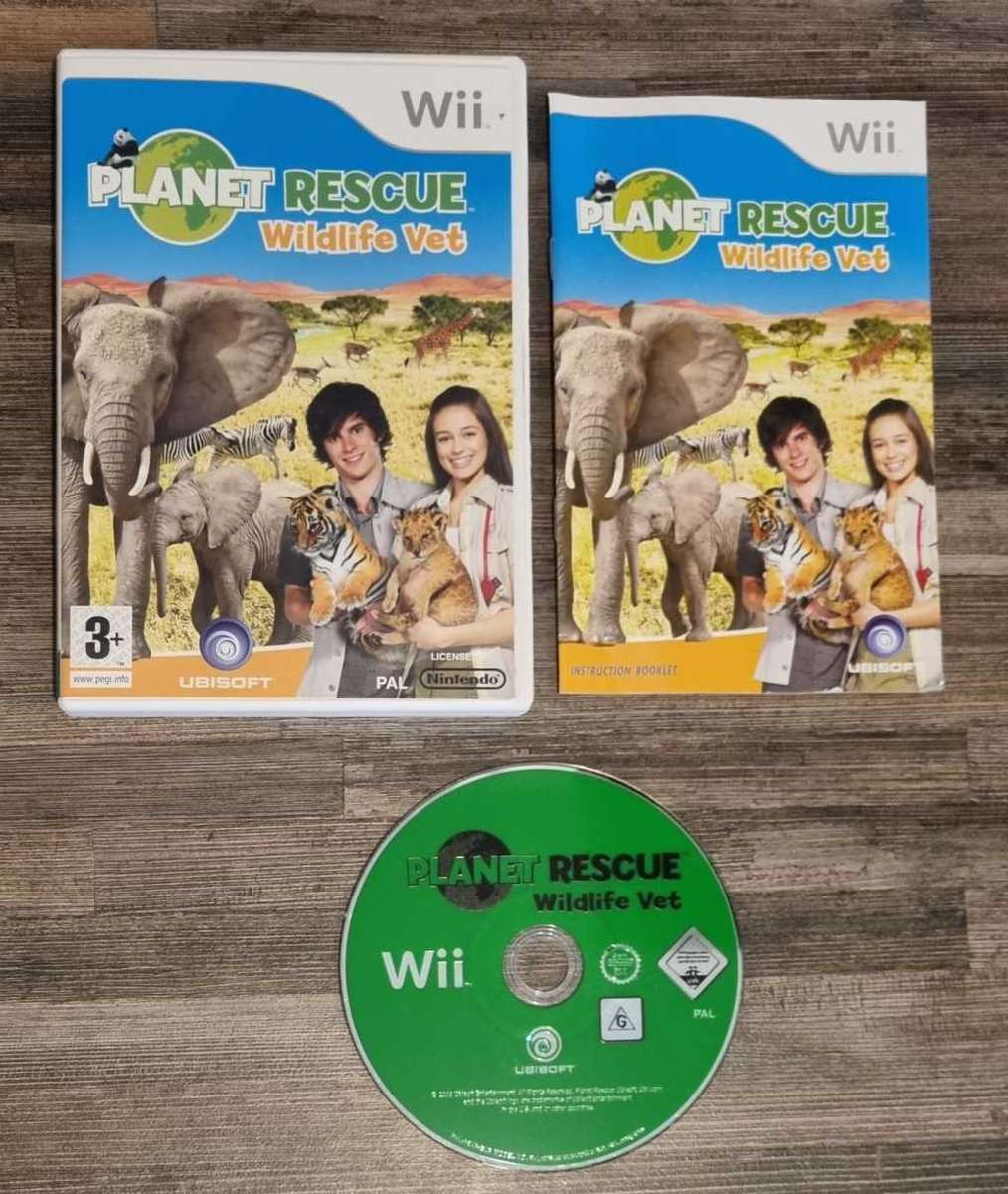 Planet Rescue Wildlife Vet for Nintendo Wii - Complete