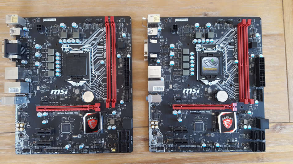 2 x MSI B150M Gaming Pro Motherboards