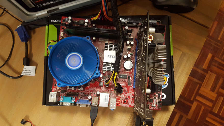 MSI G31TM-P21 Motherboard + Intel Pentium 4 CPU @ 3.40GHz + Fan & Heat sink