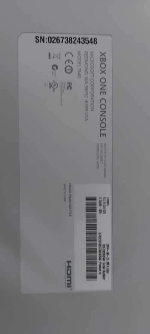 XBOX ONE Original White 500GB Console Excellent working condition