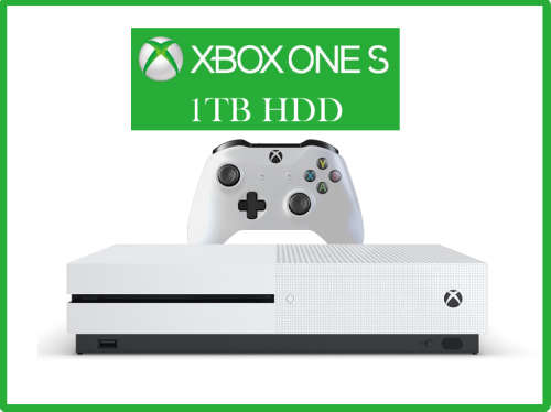 Last one. XBOX ONE S 1TB Console + Controller + Game Excellent working condition