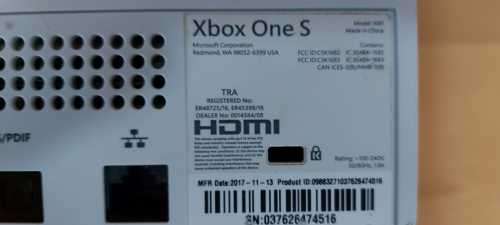 Last one. XBOX ONE S 1TB Console + Controller + Game Excellent working condition