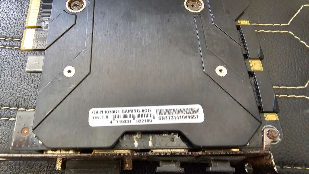 Gigabyte GTX 1070 8GB. Please read