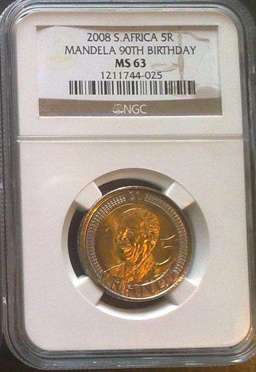 *** 2008 Mandela 90th MS 63 R5 NGC ***