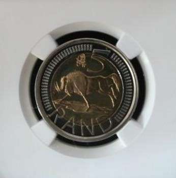 ***** 2007 Oom Paul R 5 MS 65 NGC ***** Rotated die ** Scarce *****