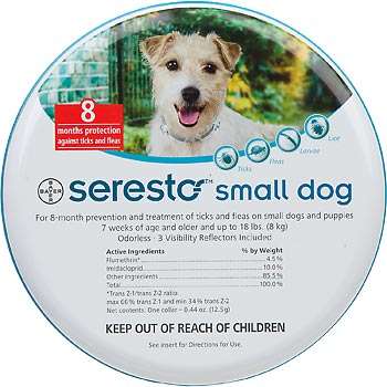 Seresto Flea and Tick Collar for Small Dogs (Lasts up to 8 months)
