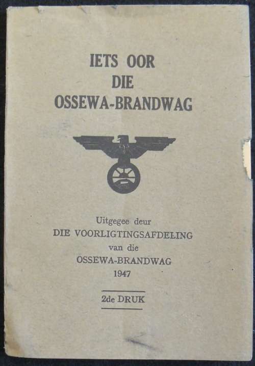 Iets Oor Die Ossewa-Brandwag. van Rendburg. J. F.