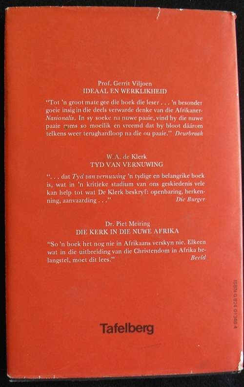 Die Evolusie Van Apartheid, en ander geskiedkundige opstelle. - van Jaarsveld. F. A.