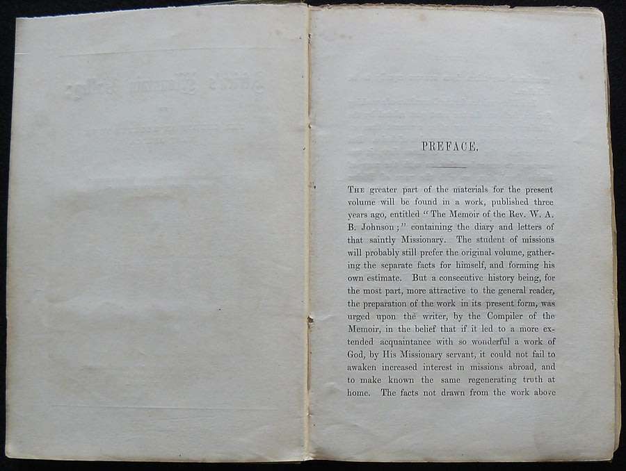 Africa`s Mountain Valley, Or The Church In Regents Town, West Africa. Johnson. Rev. W. A. B.