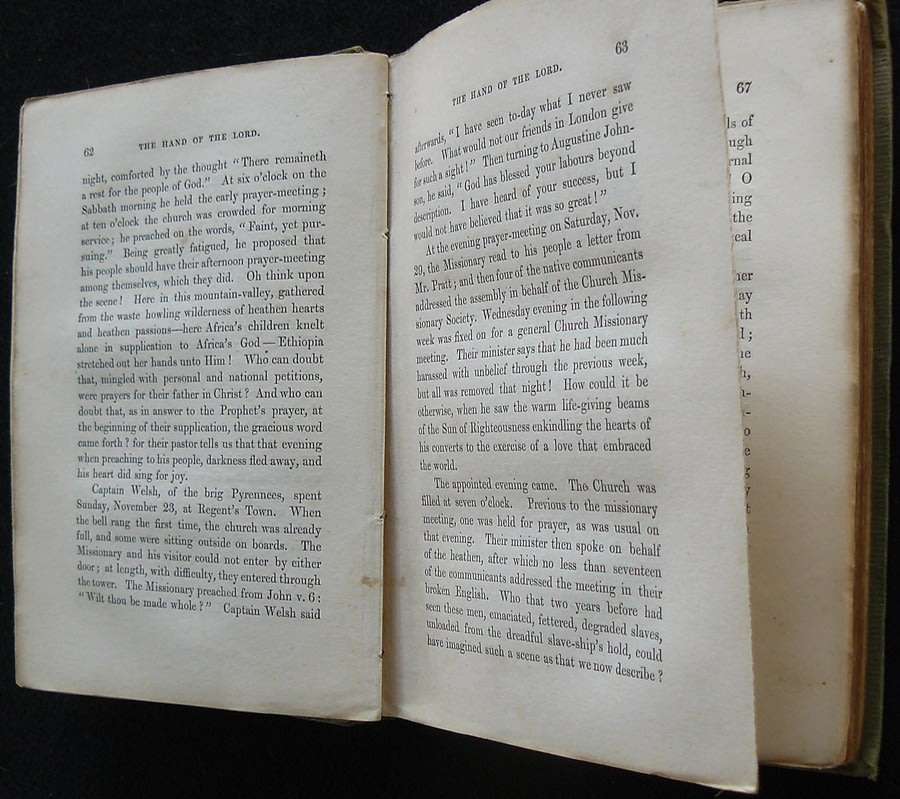 Africa`s Mountain Valley, Or The Church In Regents Town, West Africa. Johnson. Rev. W. A. B.