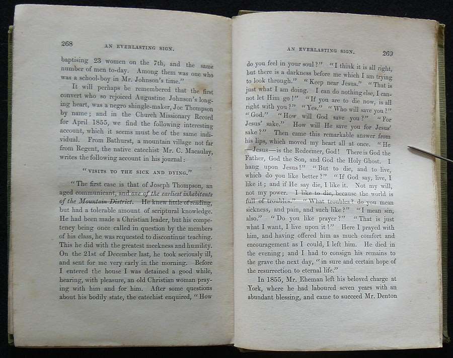 Africa`s Mountain Valley, Or The Church In Regents Town, West Africa. Johnson. Rev. W. A. B.