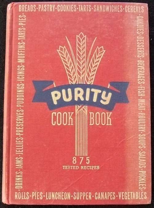PURITY COOK BOOK 875 Tested Recipes. Watson, Kathleen M
