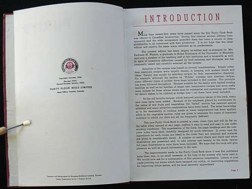 PURITY COOK BOOK 875 Tested Recipes. Watson, Kathleen M