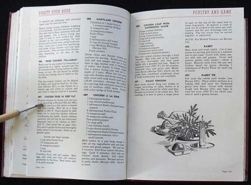 PURITY COOK BOOK 875 Tested Recipes. Watson, Kathleen M