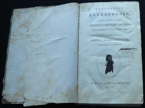 Eenvoudige Leerredenen, Nagelaten Door Helperus Ritzema van Lier, In Leven Predikant te Cabo De Goed