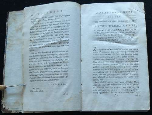 Eenvoudige Leerredenen, Nagelaten Door Helperus Ritzema van Lier, In Leven Predikant te Cabo De Goed