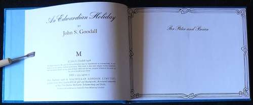 An Edwardian Holiday. Goodall. John. P.