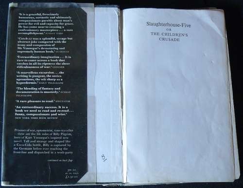 Slaughter House 5 or The Children`s Crusade. A duty dance with death. Vonnegut, Kurt, Jr.