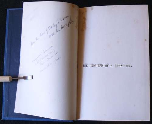 The Problems Of A Great City. White, Arnold