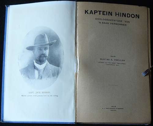 Kaptein Hindon. Oorlogsaventure Van `n Baas Verkenner. Preller, Gustav S.