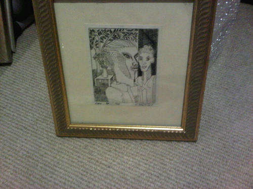 CECIL SKOTNES - Original Etching - EDEN  ""Signed not numbered so there is only 1.""