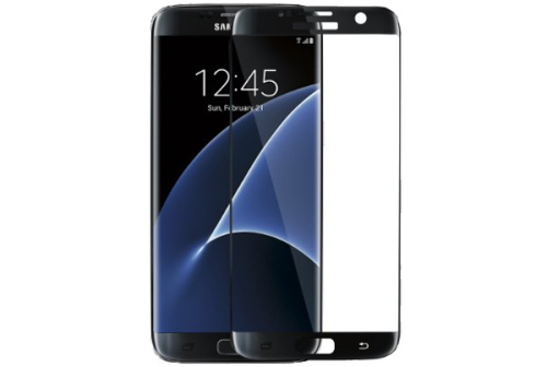Samsung S7 Edge Tempered Glass (BLACK or White or Gold)