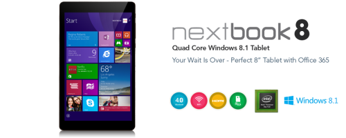 Nextbook 8! Quad Core Windows Tablet! BRAND NEW (FREE MICROSOFT KEYBOARD WORTH R1400)