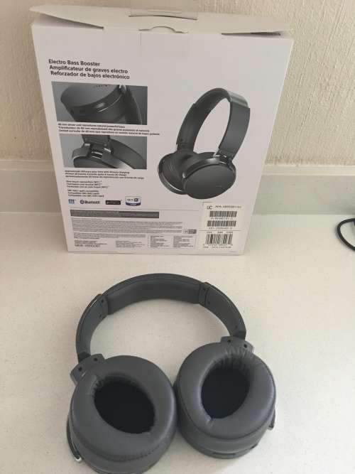 Sony MDRXB950BT/B Extra Bass Bluetooth Headphones (Grey)