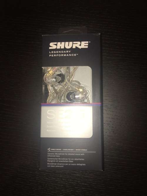 Shure SE215-CL-E Sound Isolating InEar Earphones